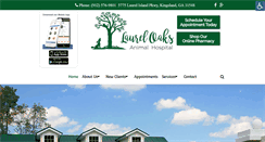 Desktop Screenshot of laureloaksanimalhospital.com